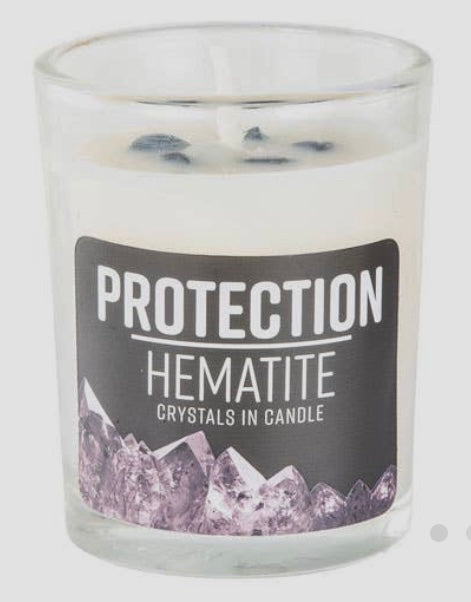 Crystal infused Intentions Candles